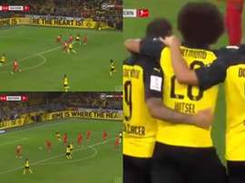 Jadon Sanshow : passe décisive et but en Supercoupe d'Allemagne. Capture/ESPN