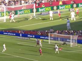 Poteau de Maffeo et but d'Isco. Capture/BeINSports