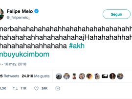 Felipe Melo en estado puro. Twitter