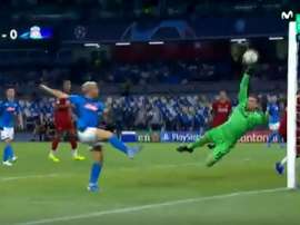 La parade d'Adrian. Capture/MovistarLigadeCampeones