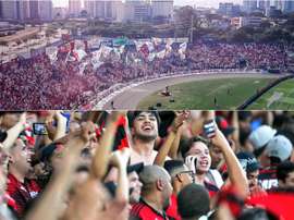 Paraná e Flamengo se enfrentam pela 30ª rodada do Campeonato Brasileiro. Collage/Twitter