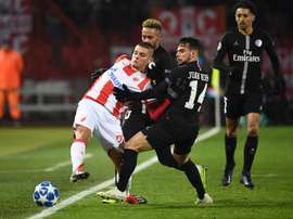 L'Eintracht Francfort officialise l'arrivée de Joveljic. AFP