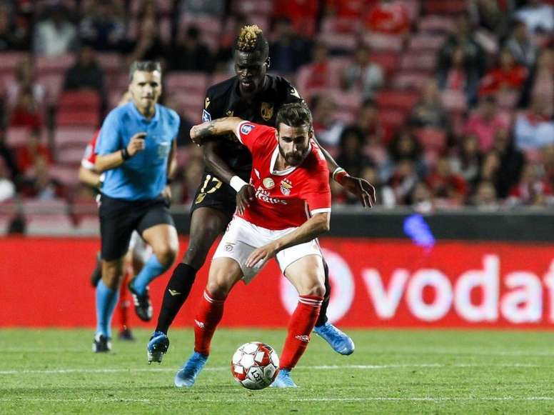 Partida realizada entre Benfica e Vitória SC pela primeira rodada da Copa da Liga. Twitter/@SLBenfic