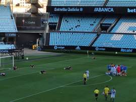 Compostela y Ourense jugaron una auténtica final. Twitter/Ourense_CF