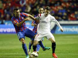 Partido entre el Levante y el Sevilla. Twitter