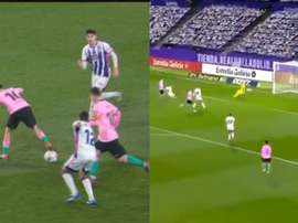 Messi went past Pele's record. Screenshot/MovistarLaLiga