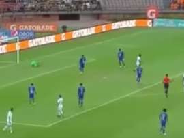 Matías Pogba puso el 2-3 en el encuentro entre Amigos de Pogba y Cuadrado. Youtube