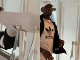 Pogba supera Ibra. Capturas/paulpogba