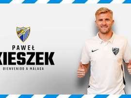 Kieszek subirá el nivel bajo palos. Twitter/MalagaCF