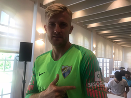 El Málaga presentó a Kieszek. BeSoccer