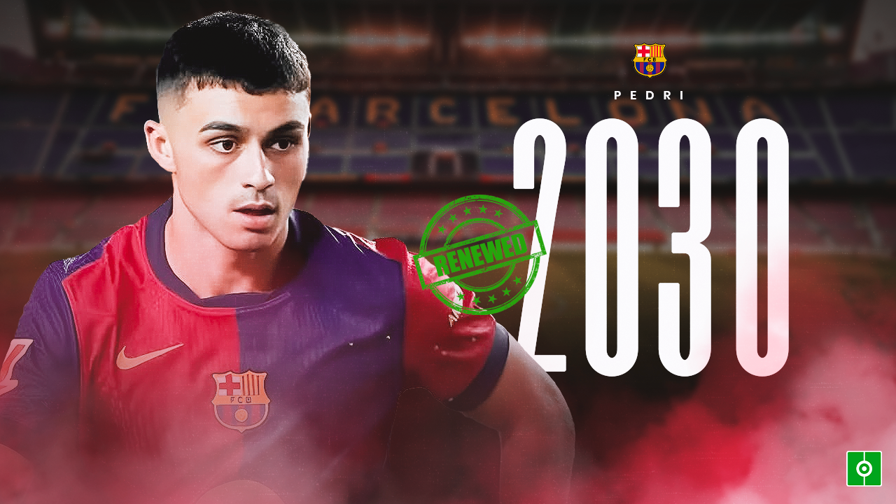 OFFICIAL: Pedri extends Barca contract until 2030