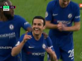 Chelsea est inarrêtable cet après-midi. Capture/ESPN