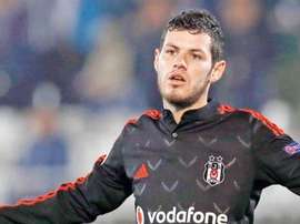 Pedro Franco, durante un partido con el Besiktas. Twitter