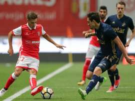 Braga joga presença na Liga Europa. Twitter/maisfutebol