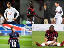 Pellegri, Vinicius, Llorente, Neymar and Bonucci. BeSoccer