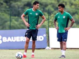 Ganso participa de jogo treino no Fluminense. Twitter @Fluminense FC