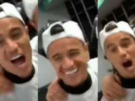 Coutinho, o rei da festa. Capturas/Instagram