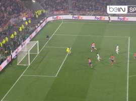 Griezamnn bisa na partida.EFE