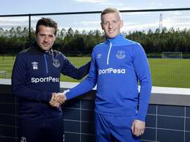 Pickford renueva con el Everton. Twitter/Everton