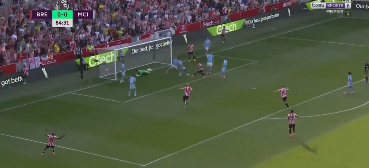 GOAL: Brentford stun Man City to take the lead