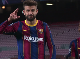 Piqué veut vite revenir. Captura/Movistar+LigadeCampeones
