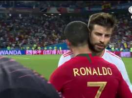 Spagna-Portogallo ai Mondiali 2018 terminò 3-3. Captura/FoxSports