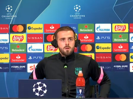 Pjanic spoke at the prematch for Barca v Juventus. Screenshot/BarcaTV