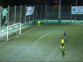 Pjanic manque son penalty et l'occasion d'ouvrir le score. Captura/DAZN