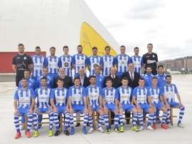 A los entrenamientos del equipo se ha unido el central Medioub, en periodo de prueba. RealAvilésCF