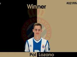 Pol Lozano gana el FIFA Challenge Sub 21. Twitter/LozanoPol26