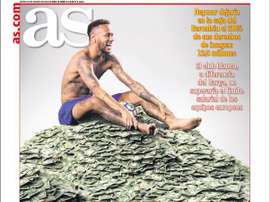 La Une des journaux sportifs en Espagne du 22 août 2019. AS
