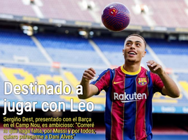 Portada BeSoccer del 03-10-2020. BeSoccer