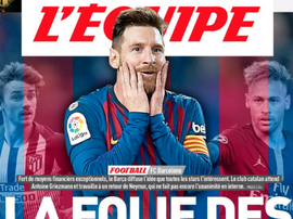 L'Équipe évoque la folie des grandeurs du Barça. LEquipe