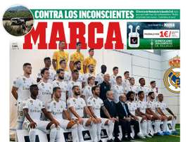 Les Unes des journaux sportifs en Espagne. BeSoccer