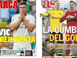 Portadas de la prensa deportiva del 26-05-20. Marca/AS