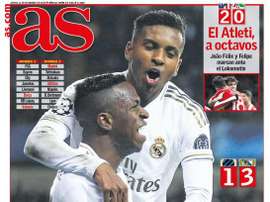 Capa da revista AS do 12-12-2019. AS