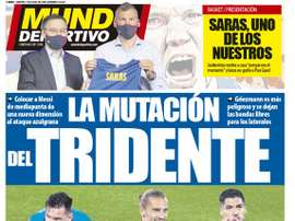 Capa da revista Mundo Deportivo de 07-07-2020. MundoDeportivo