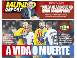 Les Unes des journaux sportifs en Espagne du 8 juillet 2020. MundoDeportivo