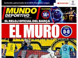 Les Unes des journaux sportifs en Espagne. MundoDeportivo