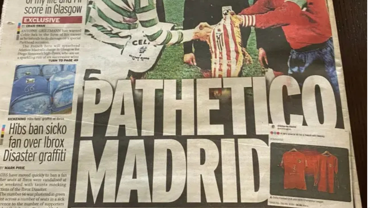 "Pathetico Madrid", la última prueba que confirma que Glasgow no olvida