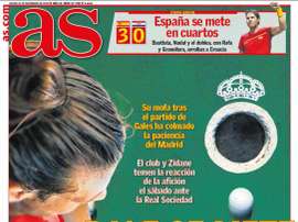 Capa do portal AS do dia 21-11-2019. AS