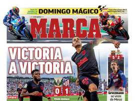 Les Unes des journaux sportifs en Espagne du 26/08/2019. Marca