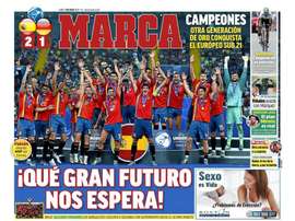 Les Unes des journaux sportifs en Espagne du 01 juillet 2019. Marca