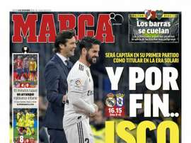 Une de Marca du 06/12/2018. Marca