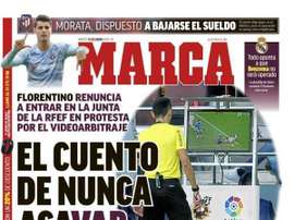 Une de Marca du 15/01/2019. Marca