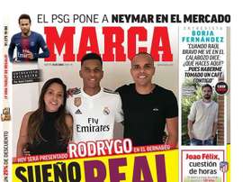 La Une de Marca du 18/06/2019. Marca