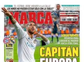 La Une de Marca du 24/04/2018. Marca