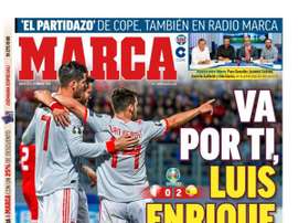 Une de 'Marca' du 27/03/2019. Marca