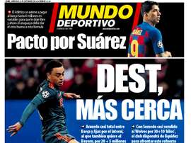 Capa da revista Mundo Deportivo de 23 de setembro de 2020. MD