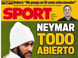 Capa da revista Sport 18-11-19. Sport